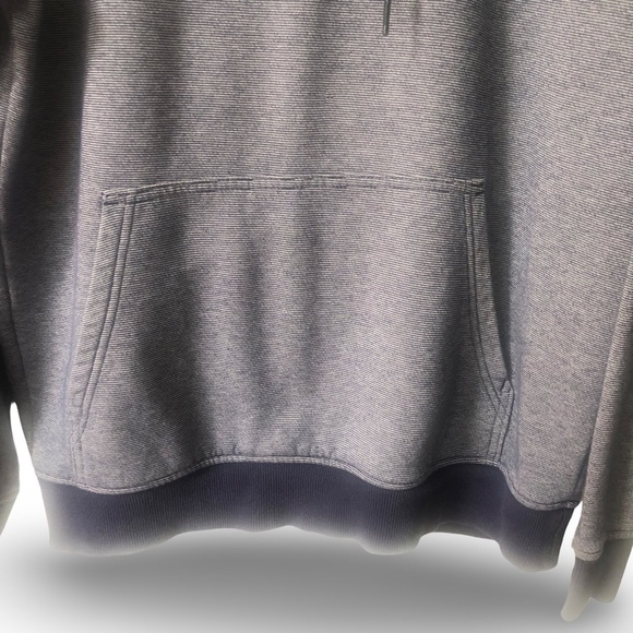 UNDER ARMOUR Men's Rival Fitted Coldgear Pullover Hoodie Midnight Navy - Picture 3 of 11